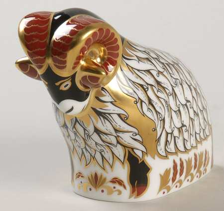 Imari Paperweight Collection Derby County Ram - Boxed