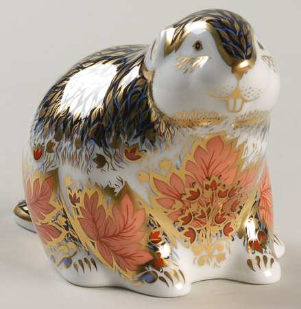 Imari Paperweight Collection Riverbank Beaver - Guild Event - Boxed