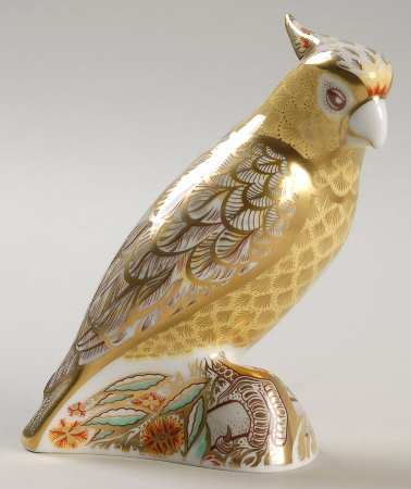 Imari Paperweight Collection Citron Cockatoo - Boxed