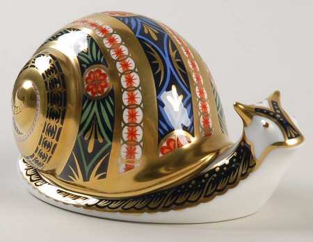 Imari Paperweight Collection Garden Snail - Event Paperweight - Boxed