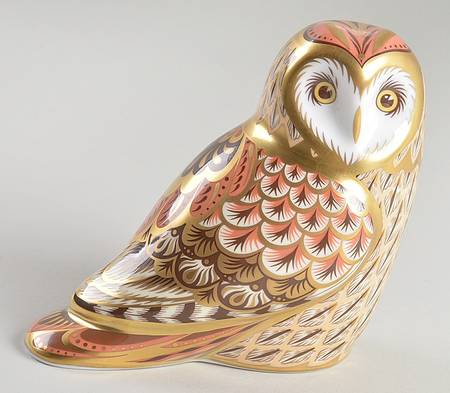 Imari Paperweight Collection Short Eared Owl - Guild Exclusive - With Box Bx325