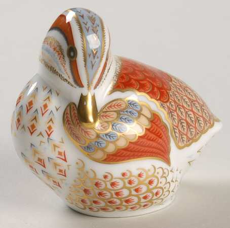Imari Paperweight Collection Green Winged Teal-Duckling - Boxed