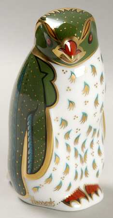 Imari Paperweight Collection Rockhopper Penguin-Harrods - With Box Bx323