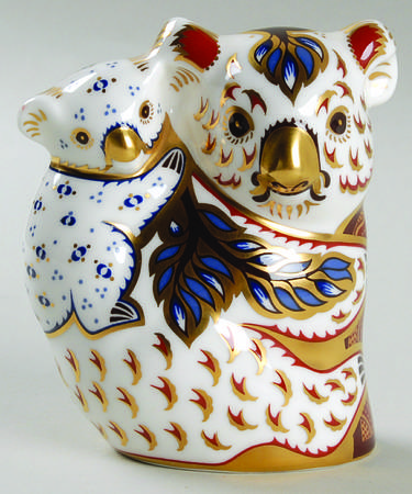 Imari Paperweight Collection Koala & Baby-Austrailian Collection - Boxed