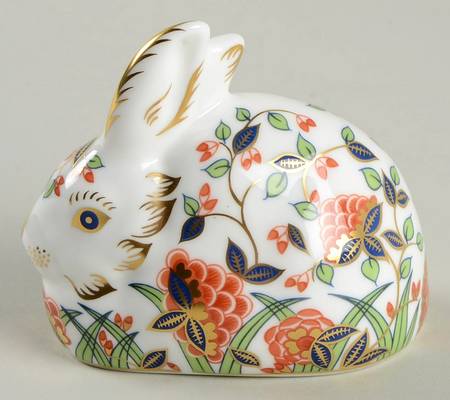Imari Paperweight Collection Meadow Rabbit - Guild Membership Gift - Boxed