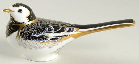 Imari Paperweight Collection Pied Wagtail - With Box