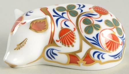 Imari Paperweight Collection Sleeping Piglet - Boxed
