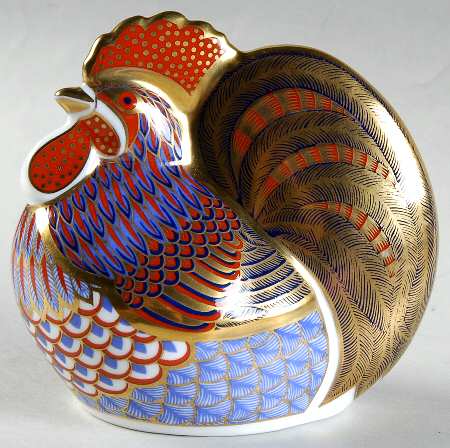 Imari Paperweight Collection Cockerel-Rooster - Boxed