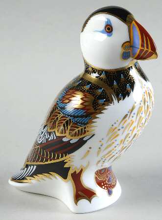 Imari Paperweight Collection Puffin - No Box