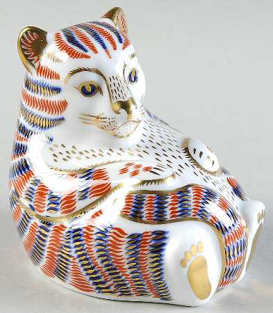 Imari Paperweight Collection Tiger Cub - Boxed