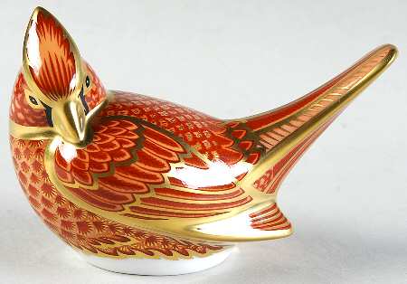 Imari Paperweight Collection American Cardinal-Gold Mark - No Box