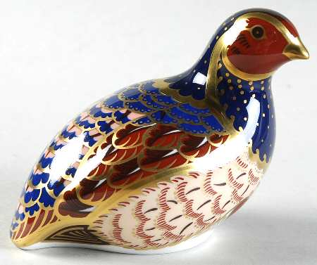 Imari Paperweight Collection Partridge - Boxed