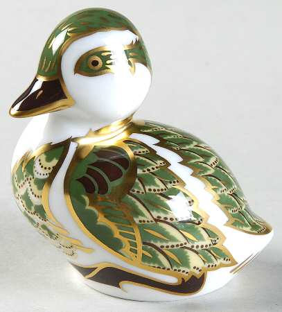 Imari Paperweight Collection Derbyshire Duckling - Boxed