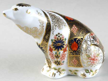 Imari Paperweight Collection Old Imari  Polar Bear - Boxed