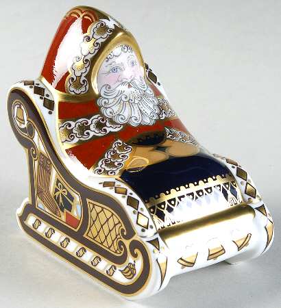 Imari Paperweight Collection Santa & Sleigh - Boxed
