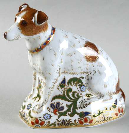 Imari Paperweight Collection Jackie-Jack Russell - Bx361 With Box