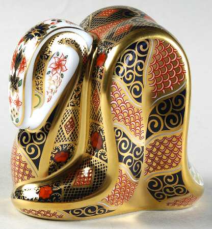 Imari Paperweight Collection Old Imari Snake - With Box