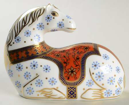 Imari Paperweight Collection Horse-No Stopper - No Box
