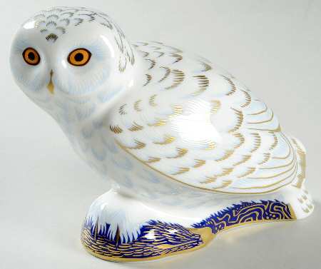 Imari Paperweight Collection Snowy Owl - With Box Bx355
