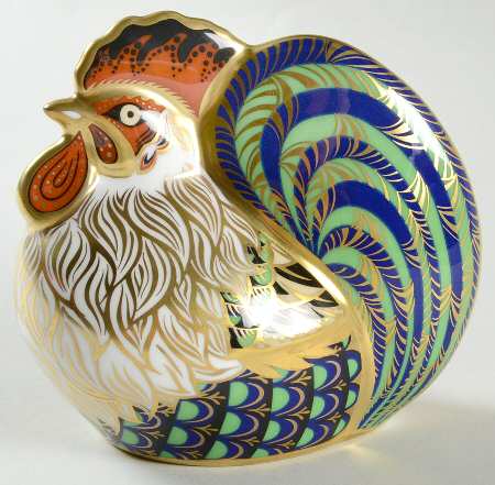 Imari Paperweight Collection Farmyard Cockerel-Rooster - With Box Bx340