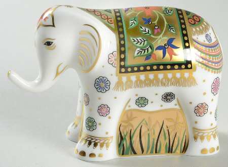 Imari Paperweight Collection Indian Elephant Ravi - With Box Bx357