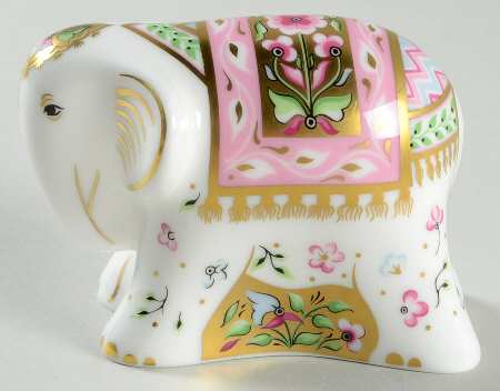 Imari Paperweight Collection Indian Elephant Rupa - With Box Bx358