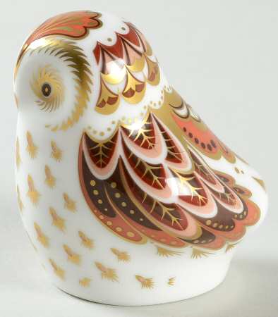 Imari Paperweight Collection Short Eared Owlet- Guild Membership Gift - With Box Bx336