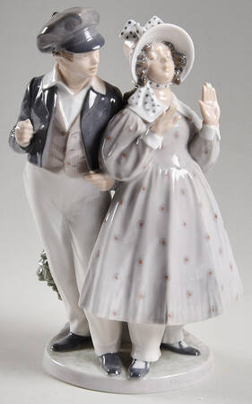 Couples Hans & Trine-Underglaze - No Box