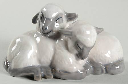 Animals-Farm and Domestic Lambs-Pair - No Box