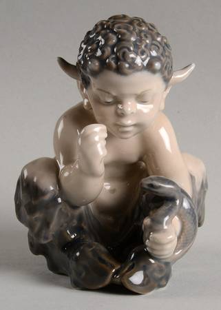 Fantasy & Legends Faun With Snake - No Box