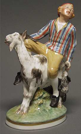 Famous People Hans Clodhopper-Overglaze - No Box