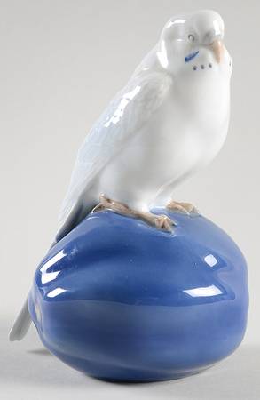Birds Budgie On Gourd - No Box