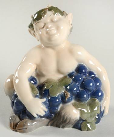 Fantasy & Legends Faun With Grapes - No Box