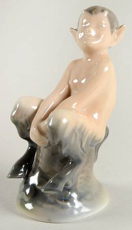 Fantasy & Legends Faun On Stump - No Box