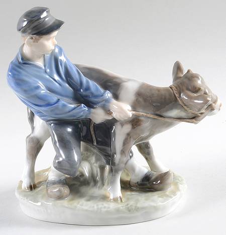World Life Boy With Calf - No Box