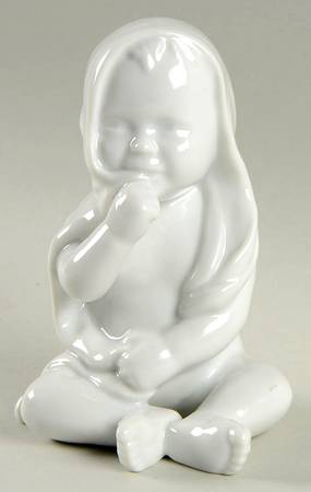 Children Baby Sitting With Blanket-White - No Box