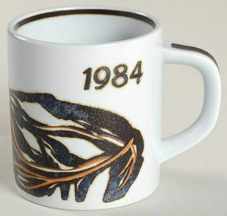 Annual Mug-Small 1984 By Ivan Weiss - No Box