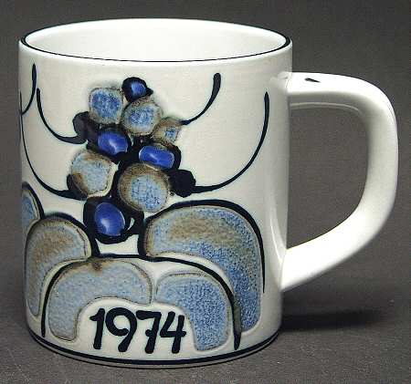 Annual Mug-Large 1974 By Ellen Malmer - Boxed