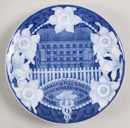 Single Release Commemorative Plates Opening Of Assoc Commercial Travelers - No Box