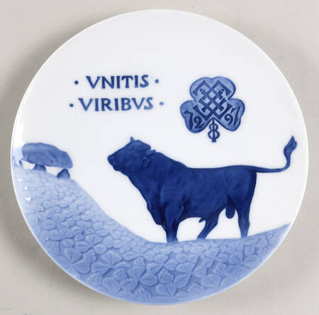 Single Release Commemorative Plates Jutland Farmers Association - No Box