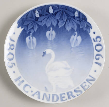 Single Release Commemorative Plates Hc Andersen 100th Anniversar - No Box