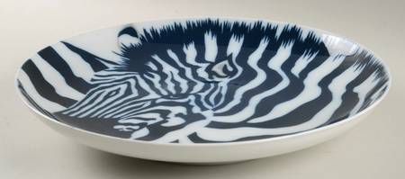 Single Release Commemorative Plates Zebra-Artist Series - No Box