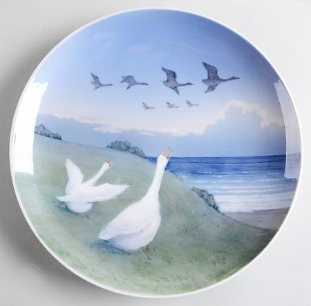 Single Release Commemorative Plates Geese - No Box
