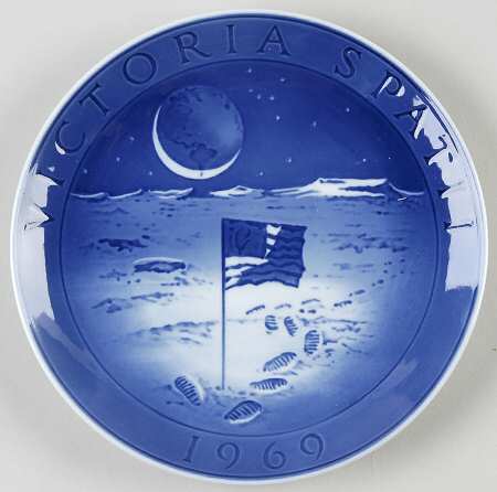 Single Release Commemorative Plates Apollo Ii - No Box