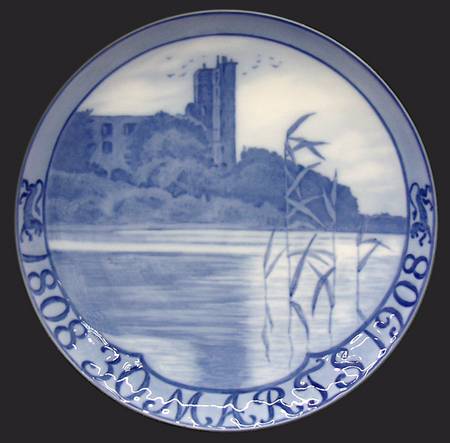 Single Release Commemorative Plates Koldinghus Castle Fire Centenary - No Box