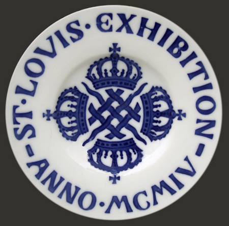 Single Release Commemorative Plates St Louis Exhibition 1903 - No Box