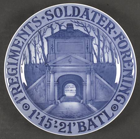 Single Release Commemorative Plates Norway Gate Into The Citadel Of Copenhag - No Box