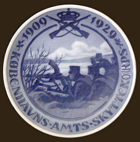 Single Release Commemorative Plates 20th Anniversary Voluntary Rifle Corp - No Box
