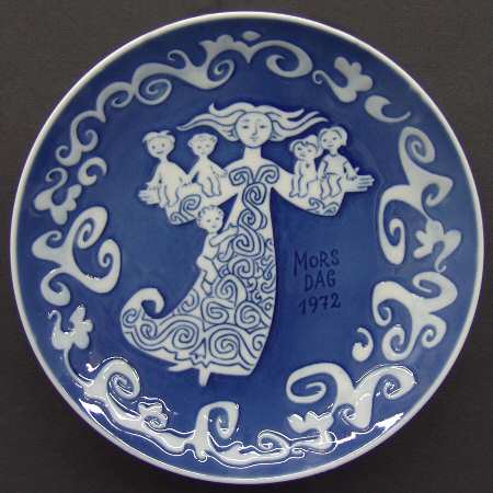 Mothers Day Plate Oriental Mother - No Box