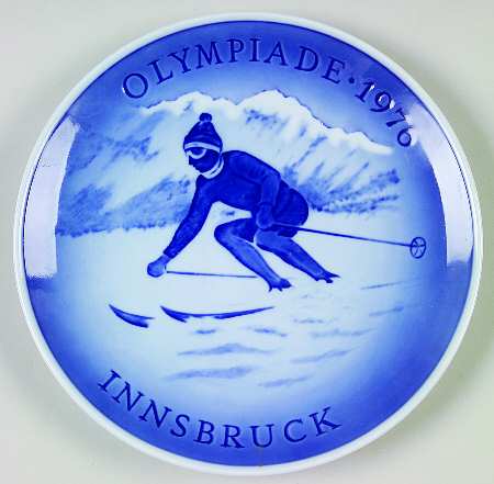 Olympic Plate 1976-Innsbruck Winter Games - No Box